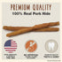 Cadet Gourmet Pork Hide Rolls 10 in. (5 count)