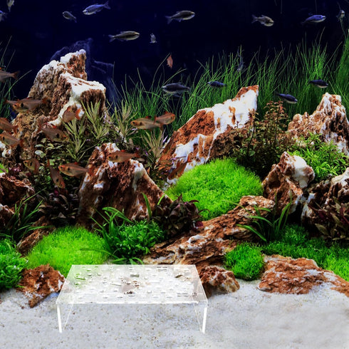 Aquarium Shrimp Habitat Hideout - Multi-Hole Breeding Cave for Fish