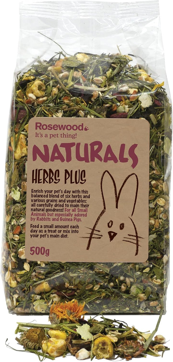 Rosewood Naturals Herb Plus Small Animal Treat (500g)