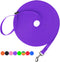 Hi Kiss Dog/Puppy Obedience Recall Training Lead, 15ft 20ft 30ft 50ft 100ft Training Leash for Training, Play, Camping,