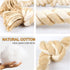Fida Dog Rope Toys for Large/Medium Aggressive Chewers - Tough 3 Feet 5 Knots Indestructible Natural Cotton Rope