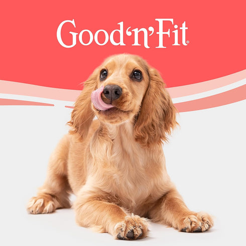 Good ‘n’ Fit Rolls, 6 Small Rolls Made with Real Venison, Long-Lasting Highly Digestible Rawhide Chews for Dogs