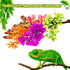 WILLBOND Artificial Reptile Plants, 6 Pcs Plastic Hanging Terrarium Leaves with Suction Cups