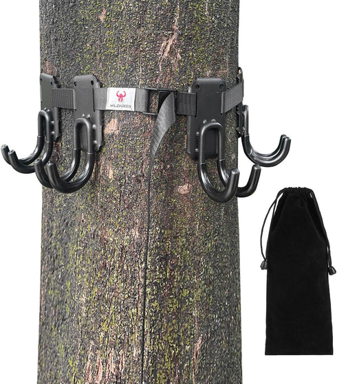 Treestand Strap Hangers with Metal Hooks for Saddle Hunting Gears and Tree Stand Platform