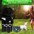 15L 5 Pack 100 Dog Waste Bags for Dog Poop Trash Can, Rolls Totaling Bags, Black, Unscented
