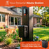 4 Pexter Dog Poop Bag Dispenser - Outdoor or Indoor Pet Waste Bag Dispenser Station - Stick-On or Screw-On Wall Mount