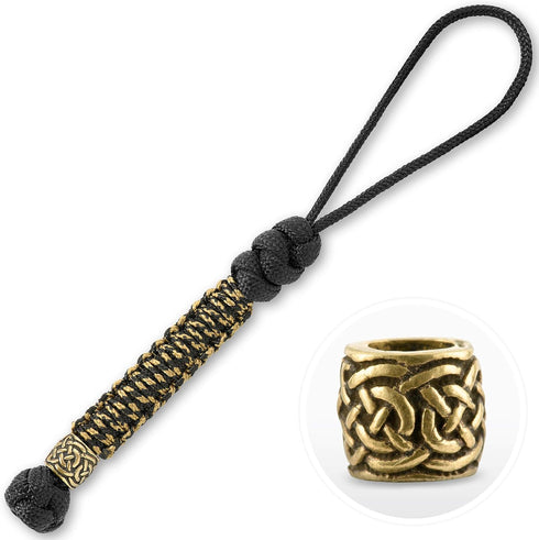 M-Tac Knife Lanyards with Beads, Paracord Tactical Lanyard for Knife, Scandinavian Design