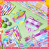 100 Sweetude Pcs Easter Plaid Dog Bandanas Bulk with Sayings Easter PET Scarf Bibs Adjustable Washable Kerchief Holiday