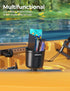 Multi-Functional Kayak Cup Holder, Large Capacity Drink, Phone, and Fishing Tool Holder, Track Mount Install