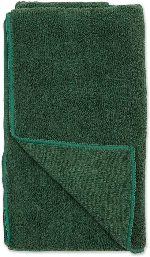 Bone Dry Pet Grooming Towel Collection, Absorbent Microfiber Drying Set, 15x30, Hunter Green, 3 Count