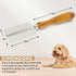 Takavu Double-Sided Detangling Pet Comb, Stainless Steel Teeth for Grooming Dogs, Cats & Other Animals