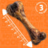 8" (3 Pack), Pork Femur Bones for Dogs Big Bones for Large Dogs, Gourmet Ham Beef Bone for Agressive Chewers