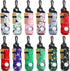 Jerify 12 Pieces Golf Ball Holder, Soft Carry Bag with Tee Holder, Keychain Belt Clip Hook, Portable Accessories for