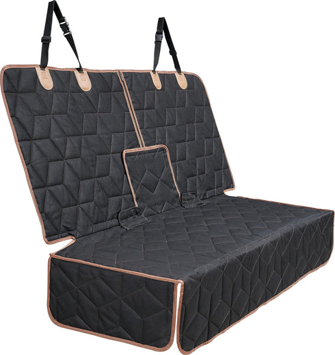 Petiza Dog Car Seat Cover for Back Seat, Heavy-Duty Non-Slip Waterproof Car
