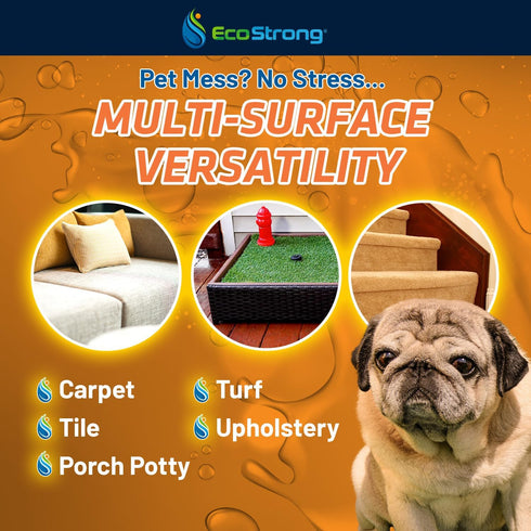Orange Odor Eliminator, Pet Odor Deodorizer for Strong Odor, Enzyme Stain Cleaner for Cats, Dogs, and Pets