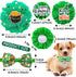 24pcs St. Patrick's Day Dog Bow Ties, Adjustable Green Pet Collar Attachment, Lucky Clover Bowties for Dogs