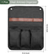 (Set 2) YOKIVE Waterproof Armrest Organizer Bag for Chairs - Black