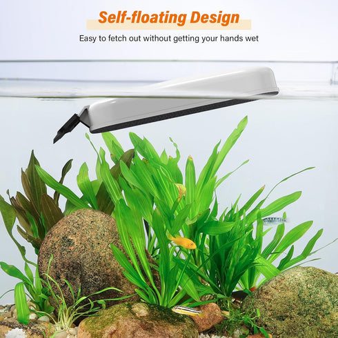 0.1 0.7 Inch fishkeeper Magnetic Aquarium Fish Tank Glass Cleaner - Exquisite & Super Strong Magnetism, Double Side