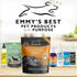 Emmy's 100% 8oz Best EBPP Chicken Jerky Dog Treats Made in USA - Natural Jerky Treats Made with Real Chicken - Grilled