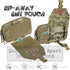 Immediate Ifak Pouch-Rapid Deployment Tactical MOLLE Trauma Kit Pouches, Quick Release Tear-Off Medical First Aid Kit