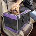 Ventilated Softside Pet Carrier for Yorkie Dog Travel, Tiny Dog Crate for Teacup Poodle, Purple