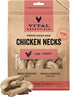 Vital Essentials Freeze Dried Raw Chicken Necks Dog Treats | Single Ingredient