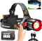 Rechargeable Headlamp 900000 High Lumens, Super Bright LED Head Lamp with Motion Sensing, 5 Modes