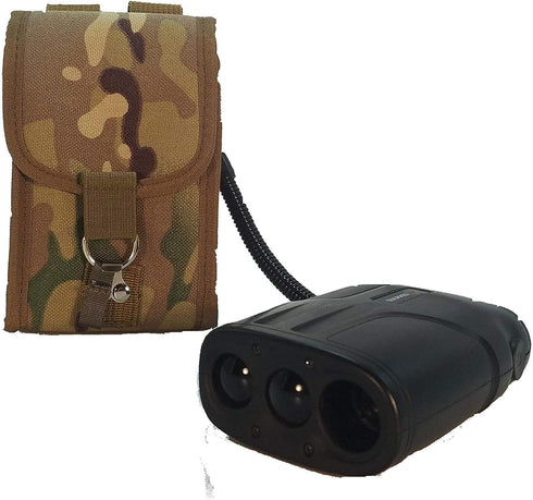 Rangefinder StrapPack Clip-On Pouch for Backpack Straps (Camo - Large) - Attachment for Hunters
