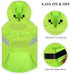 VIVAGLORY Dog Raincoat for Large Dogs, Lightweight Reflective Safety Vest Jackets for Adventures, Bright Yellow