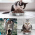 HUOIQUE 10 Pcs Stainless Steel Cat Bowls, 6.2 Inches Whisker Fatigue Cat Dishes for Food and Water