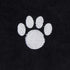 Bone Dry Pet Grooming Towel Collection, Embroidered Absorbent Microfiber Drying Set, 15x30, Black, 3 Count