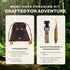 Balanced Oak Mushroom Foraging Kit, Waxed Canvas Foraging Bag, Glove Attachment, and Stainless Steel Foraging Knife