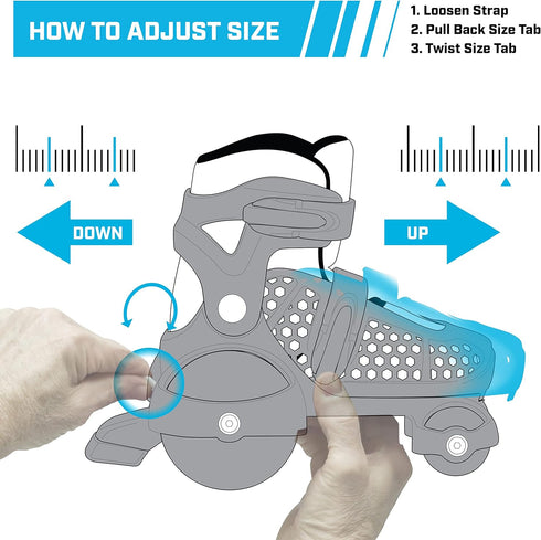 Adjustable Fun Roll Roller Skates for Kids - Perfect for Beginners