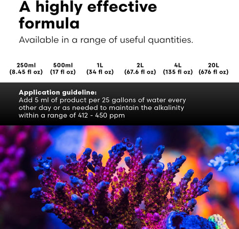 33.8 oz Brightwell Aquatics - Reef Code A - Balanced Calcium & Alkalinity System Water Conditioner - for All Saltwater