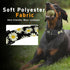 Dog Collar, Adjustable Soft Floral Pet Collar with Safety Buckle for Small Medium Large Dogs, Daisy Boys Girls (Black