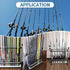 Fishing Rod Rack, Portable Fishing Rod Organizer for 12 or 24 Rods, Aluminum Alloy Holder (24 Rods Rack)
