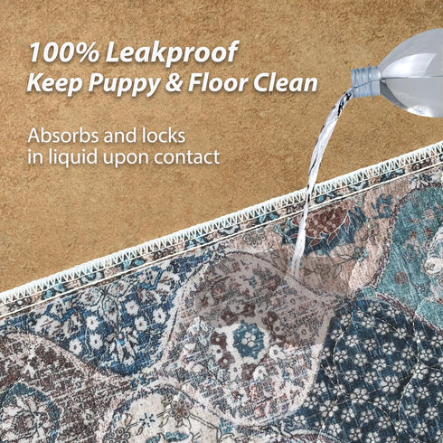 36" x36" nunubaby Washable Pee Pads for Dogs, Stylish, Non-Slip and Leak-Proof Pee Pads. Reusable Potty Pads for Dogs