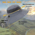 UPF 50+ Fishing Sun Hat for Men Women, Waterproof Wide Brim Boonie Bucket Hat for Beach Hiking Garden