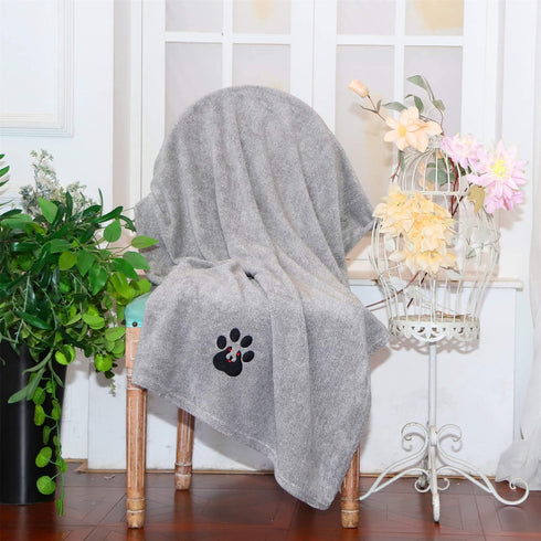 Extra Large Dog Towels for Drying Dogs, Super Absorbent Soft Microfiber Bath Grooming Towel for Pets