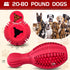 Interactive Dog Treat Puzzle Toy - Durable Rubber Chew Toys for Large Dogs, Squeaky Toys for Aggressive Chewers,