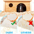 6 Pieces Guinea Pig Bed Plush Hamster Mat Bunny Bed Small Animal Sleeping Pads with Cleaning Dustpan Brush (Cute Color,