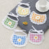 ANNUOZE 5PCS Cute Lace Pet Bib, Sweet Plaid Flower Cat Bandana, Kitty Scarves, Cotton Saliva Towel for Small Medium Dog
