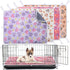 Kajaia 4 Pack Washable Pee Pads with Belt for Pet Crate 18''
