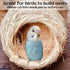 kathson Bird Nesting Materials, Coconut Fiber Bedding for Birds and Small Animals, Warm and Breathable, 6 Pack