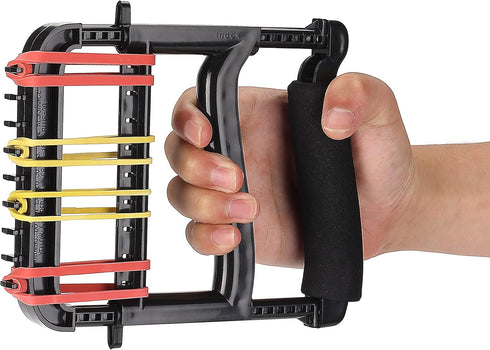 YPCBYNBS Hand Exerciser,Finger Exerciser and Hand Strengthener for Hands,Finger,Wrist,Forearms and Thumbs Therapy,Black