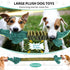 Squeaky Dog Toys for Large Dogs, Plush Stuffed Pet Toys with Crinkle Paper, Interactive Tug of War Toys