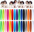 Weewooday 45 Pieces Puppy Whelping Collars, Double-Sided Newborn Pet Identification Bands, Adjustable Soft Collars