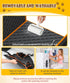 EPN Dog Car Seat for Large Medium Dogs, Back Seat Extender with Waterproof Oxford Fabric, Non-Slip Bottom, Reinforced