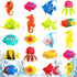 Weewooday 20 Pieces Artificial Moving Fishes, Plastic Floating Fish Ornament for Aquarium Decorations