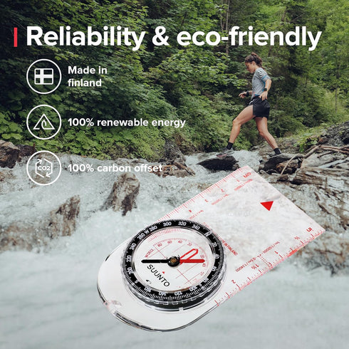 A-10 SUUNTO Compass: Compact, simple to use recreational hiking compass